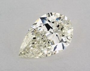Natural 3.23 Carat L SI1 Pear Diamond