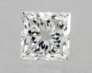 Natural 0.72 Carat G VVS2 Princess Diamond