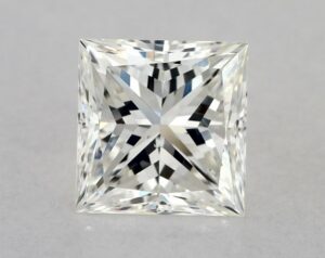 Natural 1.22 Carat H SI1 Princess Diamond