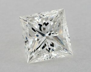 Natural 0.73 Carat F VS1 Princess Diamond