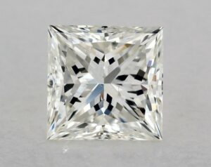 Natural 1.02 Carat H SI1 Princess Diamond