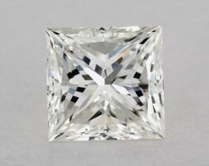 Natural 1 Carat G SI1 Princess Diamond