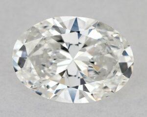 Natural 0.51 Carat F VS2 Oval Diamond