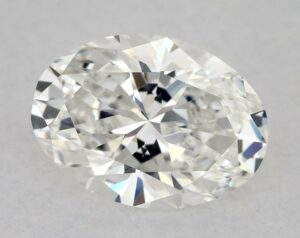 Natural 0.55 Carat G VVS2 Oval Diamond
