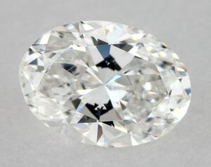 Natural 0.5 Carat F VVS1 Oval Diamond