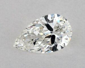 Natural 0.5 Carat H SI2 Pear Diamond