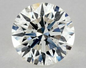 Natural 2 Carat J SI2 Round Diamond
