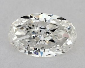 Natural 0.6 Carat G SI2 Oval Diamond