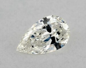 Natural 0.58 Carat I VS2 Pear Diamond