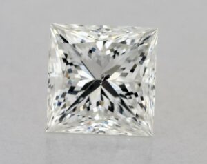 Natural 0.82 Carat H SI2 Princess Diamond