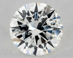 Natural 1 Carat H SI2 Round Diamond