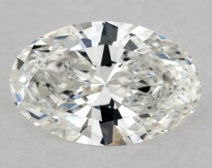 Natural 0.5 Carat G SI1 Oval Diamond
