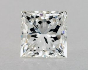 Natural 3.52 Carat I SI1 Princess Diamond