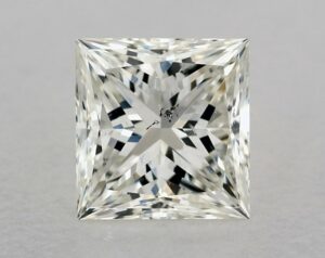 Natural 2.06 Carat J SI2 Princess Diamond