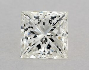 Natural 0.9 Carat J SI2 Princess Diamond