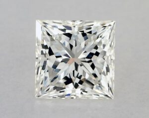 Natural 2.11 Carat I SI1 Princess Diamond