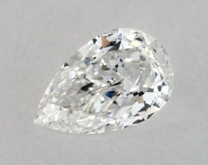 Natural 0.6 Carat F SI2 Pear Diamond