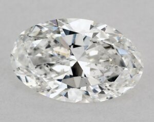 Natural 0.71 Carat E SI2 Oval Diamond