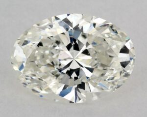 Natural 1.01 Carat I SI2 Oval Diamond