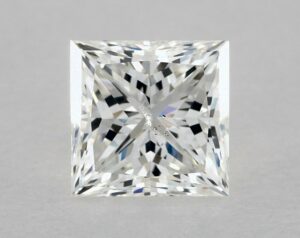 Natural 1.5 Carat G SI2 Princess Diamond