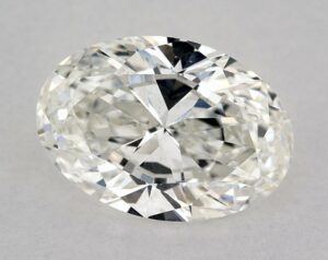 Natural 2.05 Carat H SI1 Oval Diamond