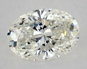 Natural 3.03 Carat J SI2 Oval Diamond