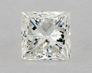 Natural 0.9 Carat I SI2 Princess Diamond