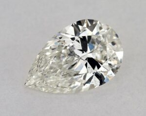 Natural 1.02 Carat I SI2 Pear Diamond