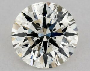 Natural 0.66 Carat J SI2 Round Diamond