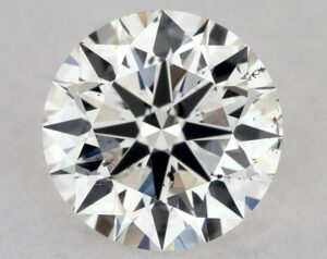Natural 0.9 Carat I SI2 Round Diamond