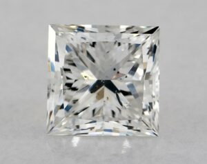 Natural 0.7 Carat F SI2 Princess Diamond