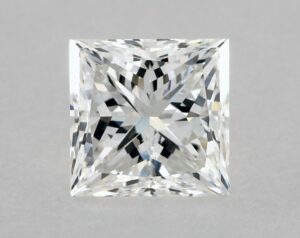 Natural 1.24 Carat F SI2 Princess Diamond