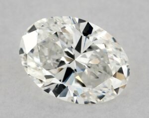 Natural 0.7 Carat F SI1 Oval Diamond