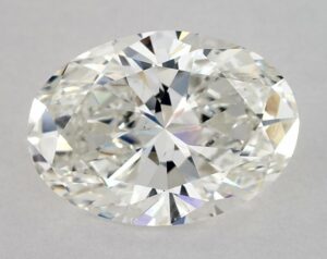 Natural 3.04 Carat I SI2 Oval Diamond