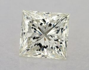Natural 1.53 Carat K SI2 Princess Diamond