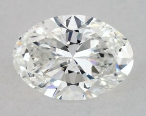 Natural 0.5 Carat G SI2 Oval Diamond