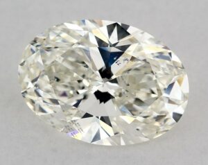 Natural 1.55 Carat J SI1 Oval Diamond