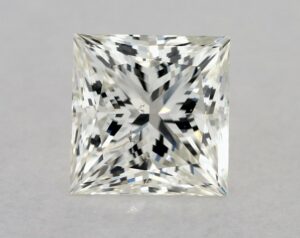 Natural 1 Carat J SI2 Princess Diamond