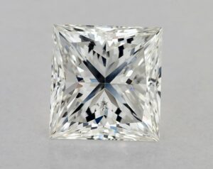 Natural 1.58 Carat H SI2 Princess Diamond