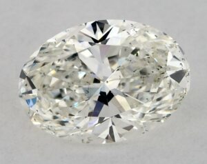 Natural 1.02 Carat I SI2 Oval Diamond