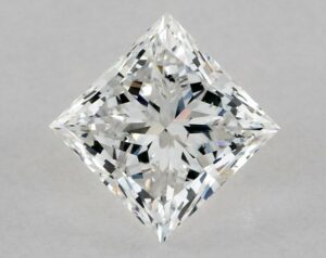 Natural 1.01 Carat F SI2 Princess Diamond