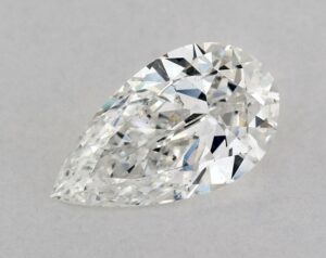 Natural 0.56 Carat G SI2 Pear Diamond