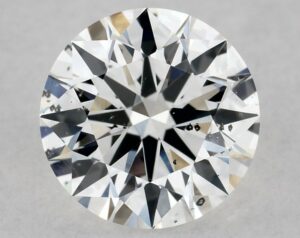 Natural 0.76 Carat D SI2 Round Diamond