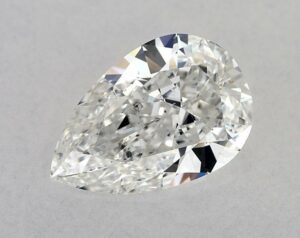 Natural 1.51 Carat F SI2 Pear Diamond