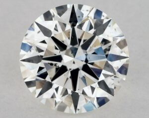 Natural 1 Carat H SI2 Round Diamond