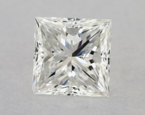 Natural 1 Carat H SI2 Princess Diamond