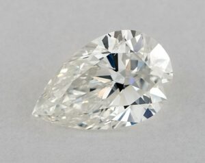 Natural 1 Carat H SI2 Pear Diamond