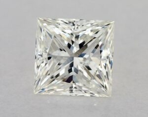 Natural 1.01 Carat I SI2 Princess Diamond