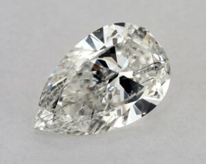 Natural 1.5 Carat H SI2 Pear Diamond