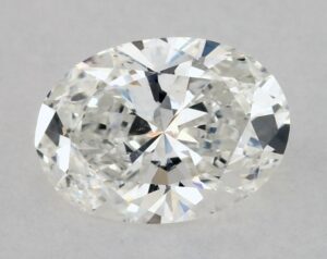 Natural 0.52 Carat G SI2 Oval Diamond